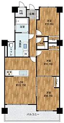 間取図画像 3LDK