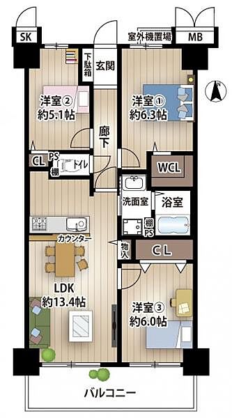間取り：327002987784
