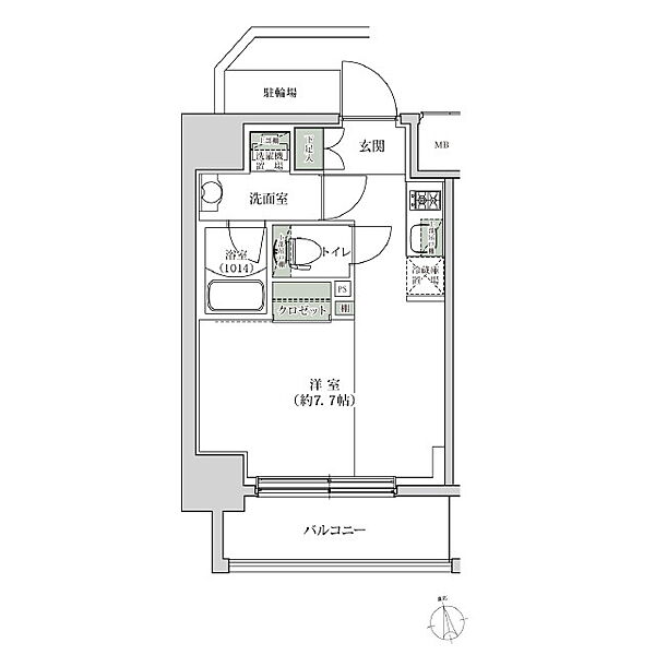 同じ建物の物件間取り写真 - ID:213100895356