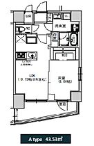 エスレジデンス千住大橋 904 ｜ 東京都足立区千住橋戸町44（賃貸マンション1LDK・9階・43.53㎡） その2