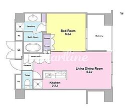 ランテンヌ四谷 3階1LDKの間取り