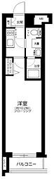 ステージファースト東新宿 1Kの間取図画像