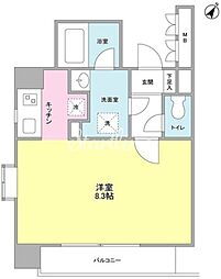 ユーキメゾン一番町 1Kの間取図画像
