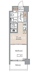 グランカーサ四谷 1DKの間取図画像