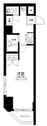 ステージファースト代々木 1Kの間取図画像