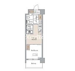 グランカーサ四谷 1DKの間取図画像