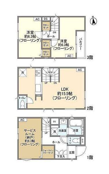 同じ建物の物件間取り写真 - ID:213103283195