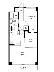 東京メトロ東西線 西葛西駅 徒歩11分の賃貸マンション 3階3LDKの間取り