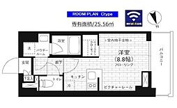 JR総武線 亀戸駅 徒歩11分の賃貸マンション 7階ワンルームの間取り
