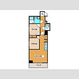 東京メトロ半蔵門線 住吉駅 徒歩5分の賃貸マンション 3階2LDKの間取り