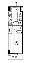 N-stageKameido2 1Kの間取図画像
