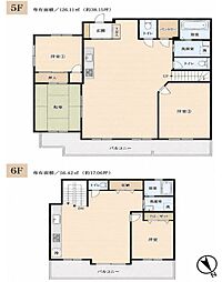 冬木サンパレス 4LDKの間取図画像