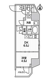 ALTERNA亀戸3 1DKの間取図画像