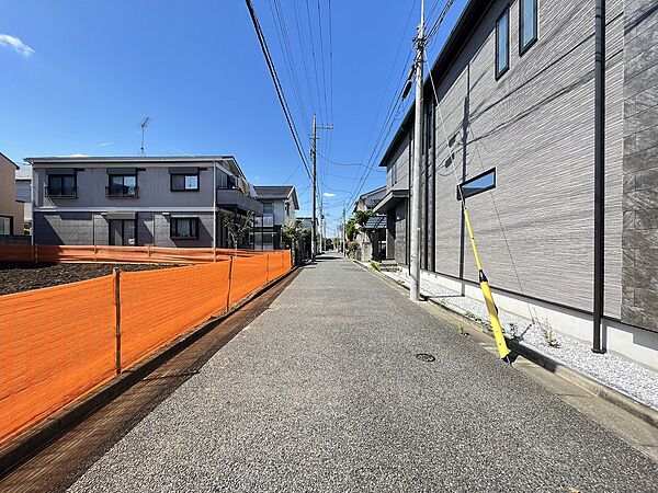 前面道路の写真
