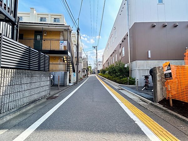 前面道路の写真