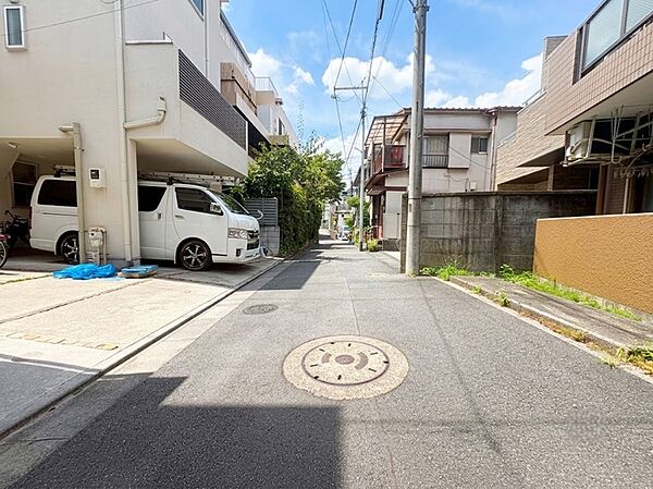 前面道路の写真
