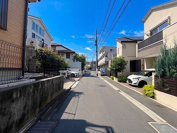 前面道路の写真