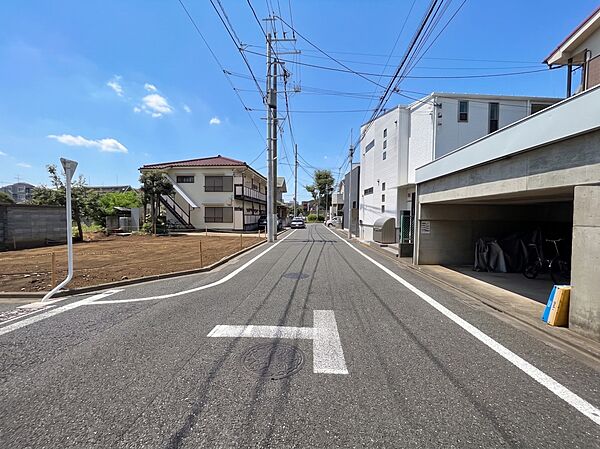 前面道路の写真