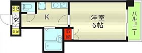 エルプラド楠風  ｜ 大阪府大阪市都島区都島本通２丁目（賃貸マンション1K・6階・22.00㎡） その2