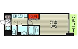 La Douceur都島高倉町 9階1Kの間取り