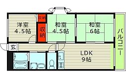 シルクハイム 3階3LDKの間取り