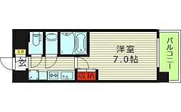 LIVIAZ OSAKA Verite 10階1Kの間取り