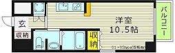 マリス京橋WING ワンルームの間取図画像