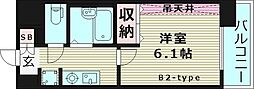 エスリード京橋ステーションプラザ 1Kの間取図画像
