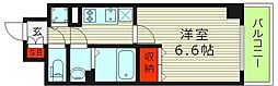 エスリード京橋 1Kの間取図画像