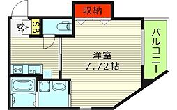 KURUMINO 1Kの間取図画像