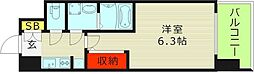 S-RESIDENCEJOTOSEVER 1Kの間取図画像
