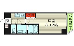 S-FORT桜ノ宮 1Kの間取図画像