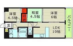 ツインコートm 3LDKの間取図画像