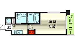 エスリード京橋ノースプレイス 1Kの間取図画像
