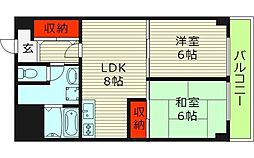 グリーンプラザ 2LDKの間取図画像