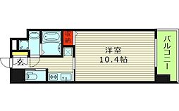 フォレストグレイス守口駅前2 1Kの間取図画像
