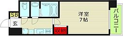 プラ・ディオ新深江 1Kの間取図画像