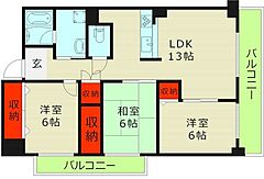 物件の間取り