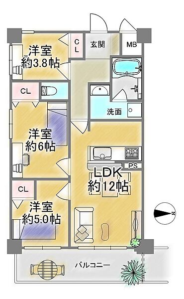 間取り：326000246416