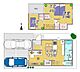 区画図：２LDK＋吹き抜けプラン（建物プラン例）建物価格　約1520万円建物面積　約61.56　m2