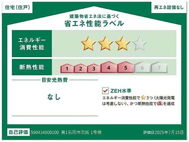 一建設では2024年4月1日以降の確認取得物件は全現場がZEH水準達成しています。