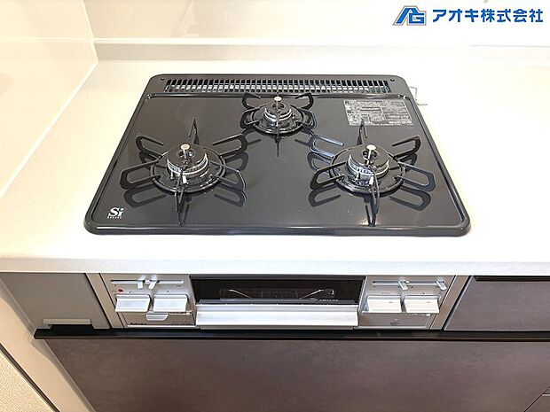 3口ガスコンロ