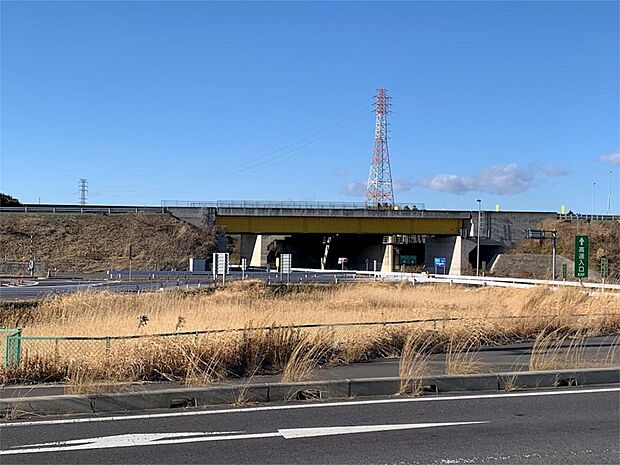常磐自動車道 石岡小美玉スマートIC 上下 入口(2390m)
