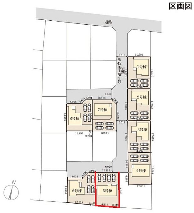 駐車場はお車4台が集約できる広々としたお庭です♪