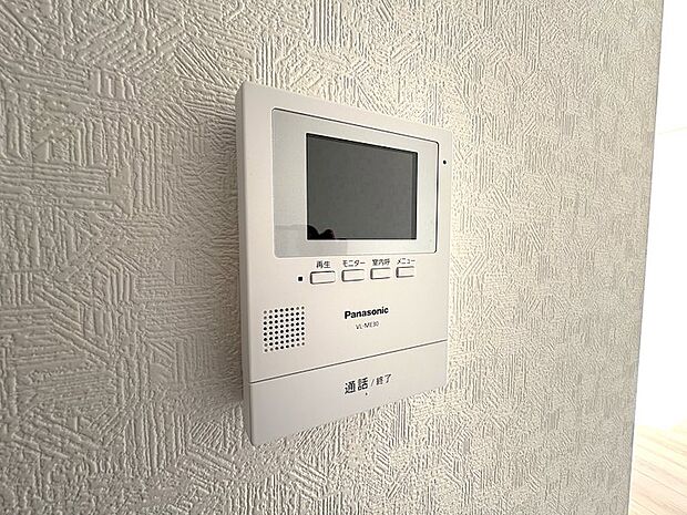 TVモニター付きインターホンです！