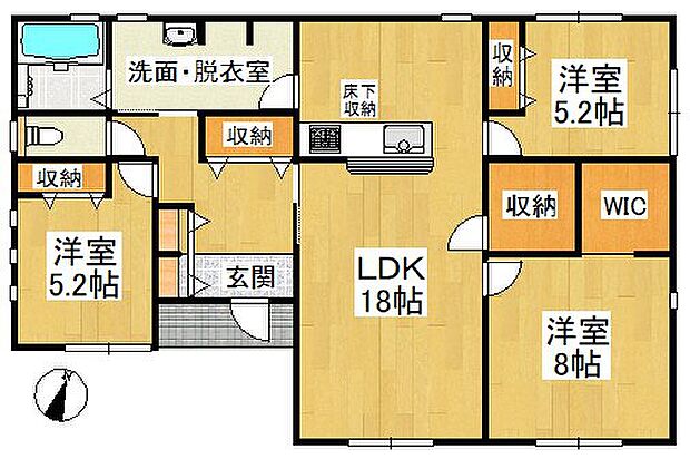 収納豊富な3LDKです!