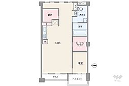 間取図画像 1SLDK