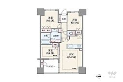 間取図画像 3LDK