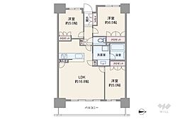 間取図画像 3LDK