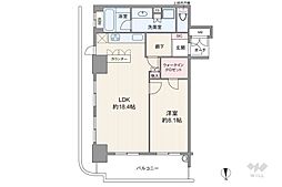 間取図画像 1LDK